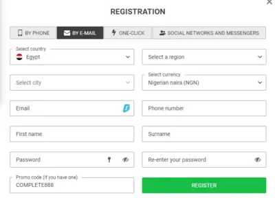 Register and Declare the 6000 EGP Bonus