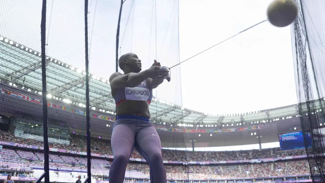 Annette Echikunwoke Wins Silver For USA In Hammer Throw