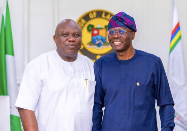 Sanwo-Olu ‘welcomes Ambode back’ to Alausa — first time since 2019