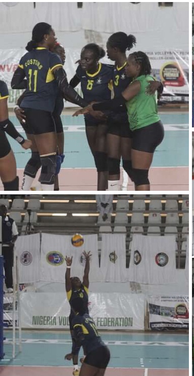 Nigeria Customs Service defeats COAS Spikers 3-0