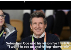 Sebastian Coe and his vision for the IOC: “I want to see an end to top-down rule”