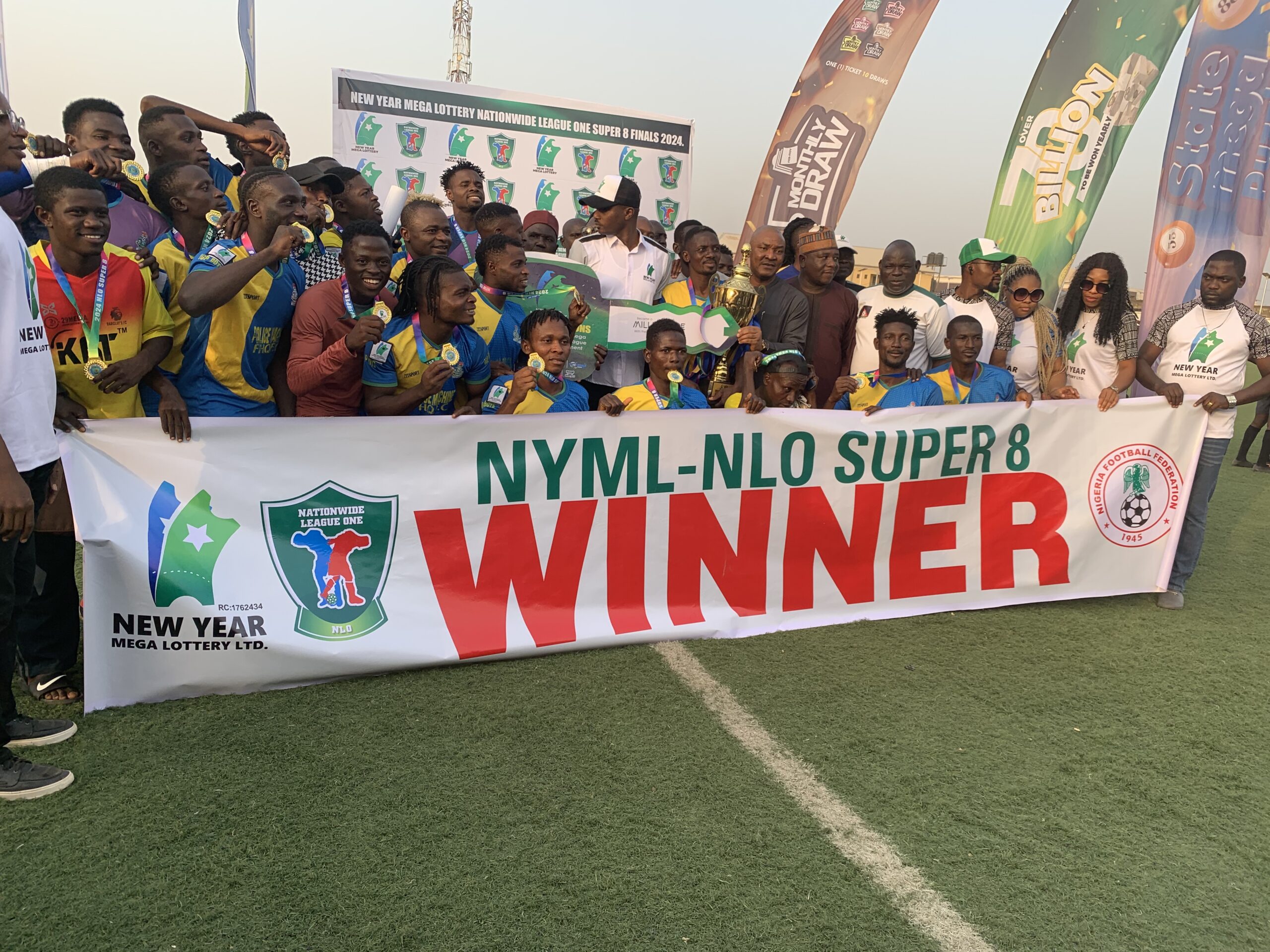 Police Machine Baretta FC Crowned Champions of NYML-NLO super 8 championship