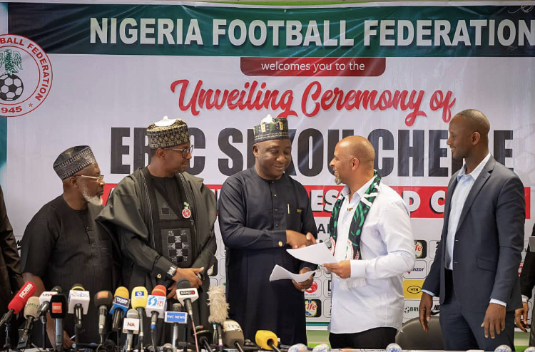 Éric Chelle thanks NFF for ‘amazing’ opportunity to coach Super Eagles