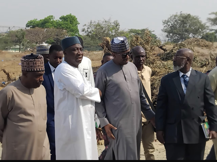 Dikko, Gusau inspect proposed NFF hotel, training pitch site in Abuja