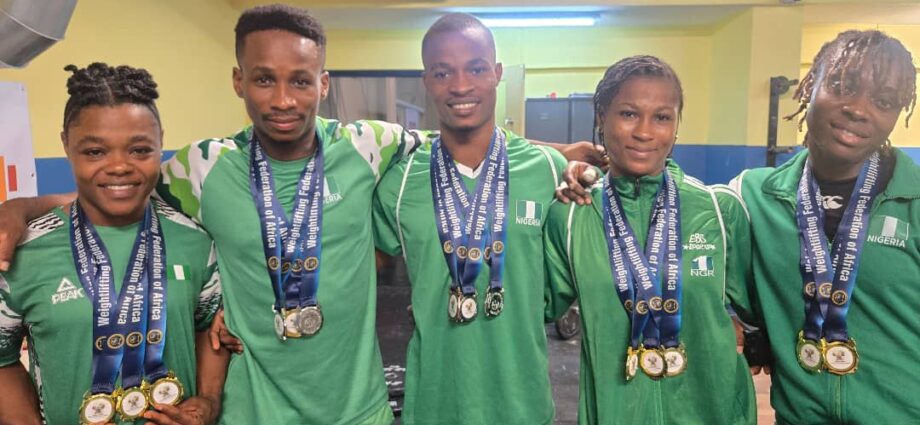Weightlifting Contingent Lifts the Nation’s Spirits, as Team Nigeria Closes African Championship with 13 Gold, 4 Silver and 1 Bronze