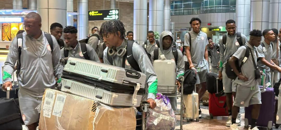U20 AFCON: Flying Eagles arrive in Cairo, to play Young Pharaohs in friendly on Tuesday