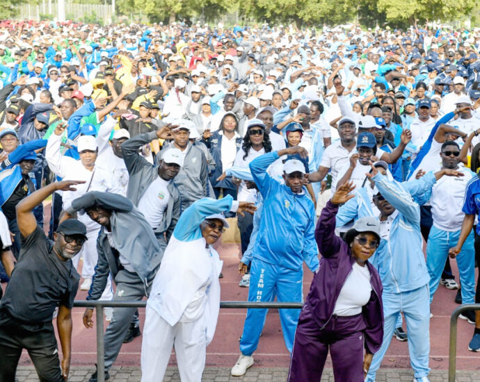 Head of Civil Service Leads May 2025 FEPSGA Monthly Fitness Exercise in Abuja