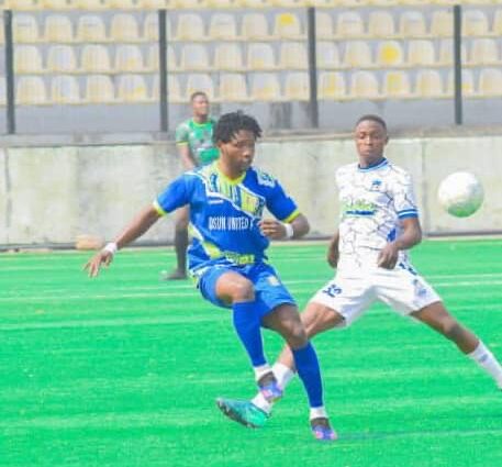 Naheem Odugbemi’s Emotional Goal: Osun United’s Pacy Winger Scores First League Goal, Tributes to Late Dad