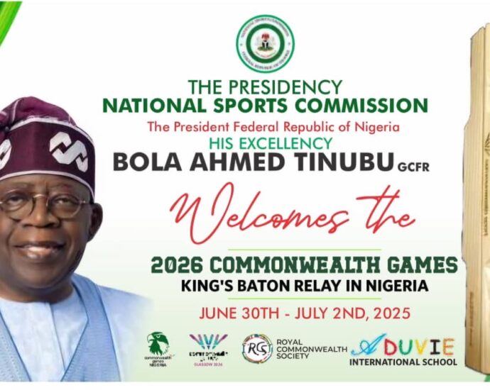 President Bola Tinubu to Receive King’s Baton Relay, as NSC Set Sights on 2026 Commonwealth Games