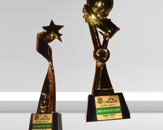Sokoto United FC Wins Double Honors as Most Behaved Team in NNL