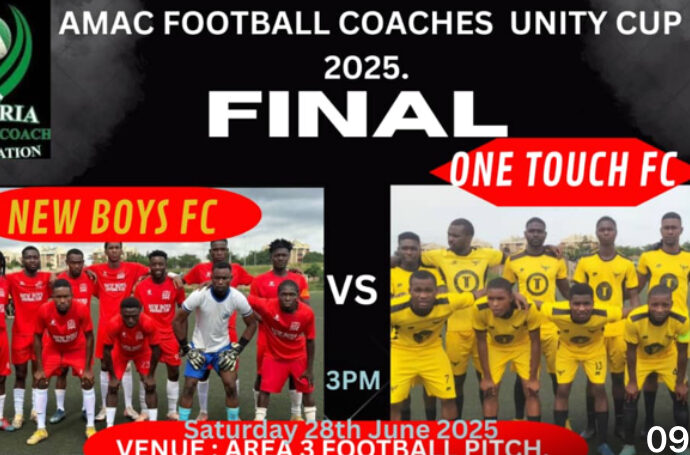One Touch FC Takes on New Boys FC in Unity Cup Final