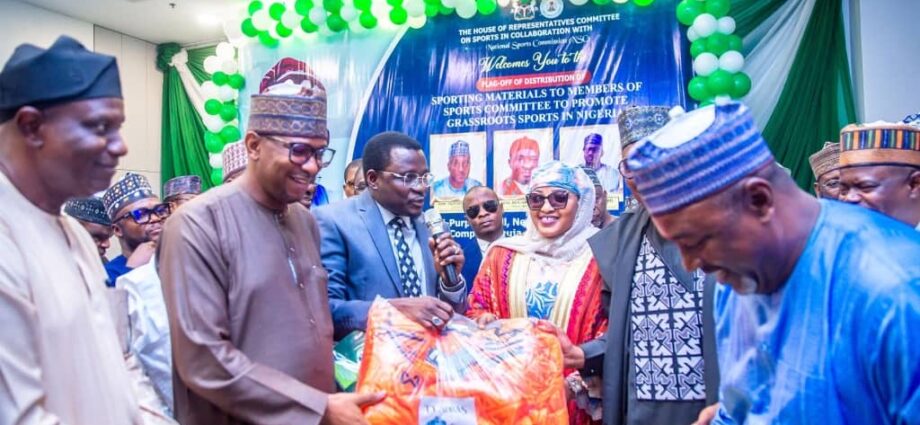 House Committee on Sports Flags Off Nationwide Kits Distribution For Grassroots Development