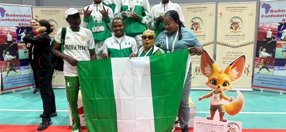1st African School Games: Team Nigeria Wraps Up Badminton Event with 2 Gold, 3 Silver, and 1 Bronze