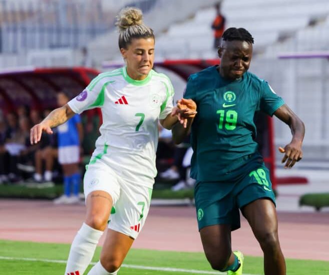 Super Falcons draw with Algeria, to play Zambia in quarter-finals ‎