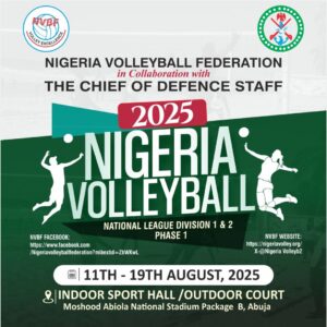 National Volleyball League Division 1 & 2 Phase One serves Off Tuesday in Abuja