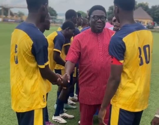 FCT FA Board Member, Barr. Akintade Bocknor, Performs Official Kick-Off of NLO U-19 Youth League