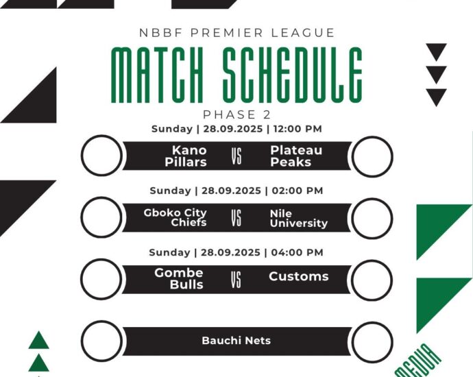 NBBF Men’s Basketball premier league  kickoff  in Jos