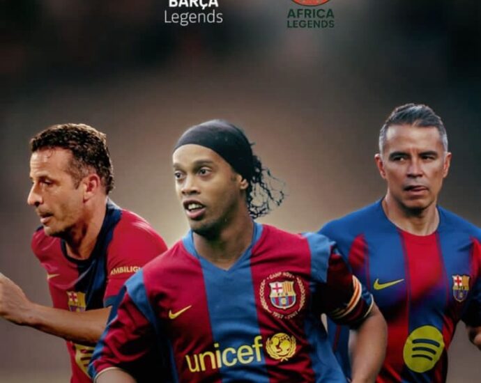35 Days to Go: Ronaldinho, Saviola, Giuly, Others, Amongst First Barca Legends to Officially Confirm Participation for Champions Cup in Abuja