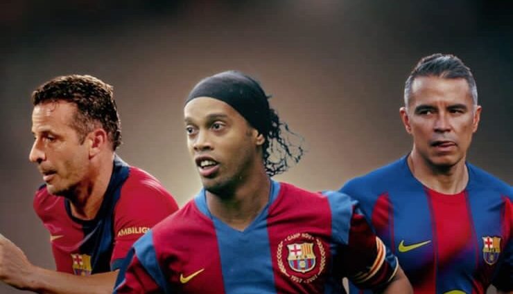35 Days to Go: Ronaldinho, Saviola, Giuly, Others, Amongst First Barca Legends to Officially Confirm Participation for Champions Cup in Abuja