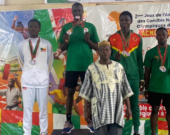 ANOCA ZONE III GAMES:Gold Rush for Team Nigeria in Ouagadougou as Nigeria sweeps 12 Gold medals in Weightlifting and Badminton