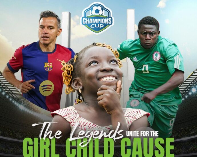 MATCHDAY TEAM SHEET: Barca Legends, African Legends List Star-Studded Squads for Champions Cup Clash in Abuja