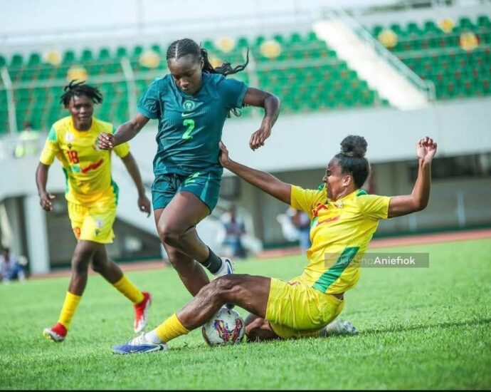 WAFCON26Q: Super Falcons of Nigeria Beat Amazons of Benin 2-0 in Lome.