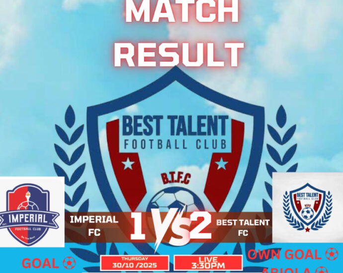 NLO 1:Best Talent Silence Imperial FC in a Pre-Season Friendly