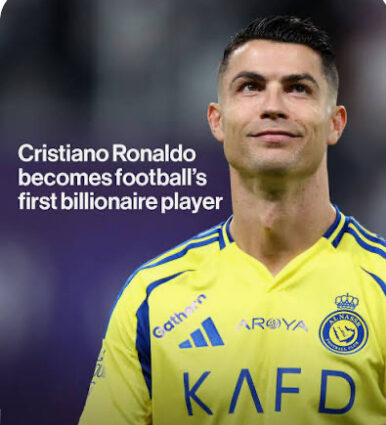 Ronaldo the first billionaire player – Bloomberg