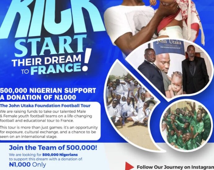 Utaka Foundation to Empower Nigerian Youths through Sports and Education