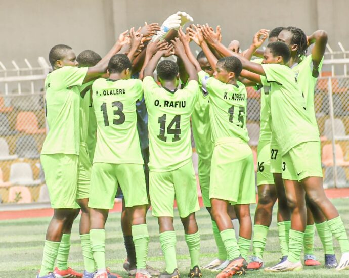 Bayelsa Queens Battle Edo Queens in Gov Diri Female Pre-season Football Tournament ‎
