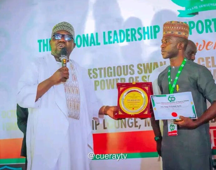 Governor  Sule Honoured  With SWAN National Order  Of Sports  Award