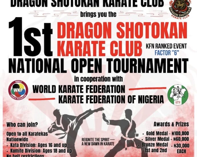 Open Invitation, No Limits, No Boundaries Says President Dragon Shotokan Karate Club