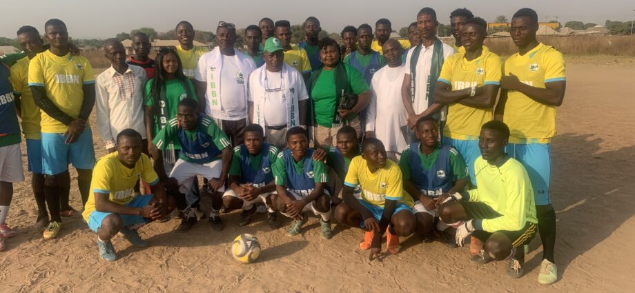 IBBN Urges Inclusive Politics, Youth Participation at Grassroots Football Outreach in Abuja