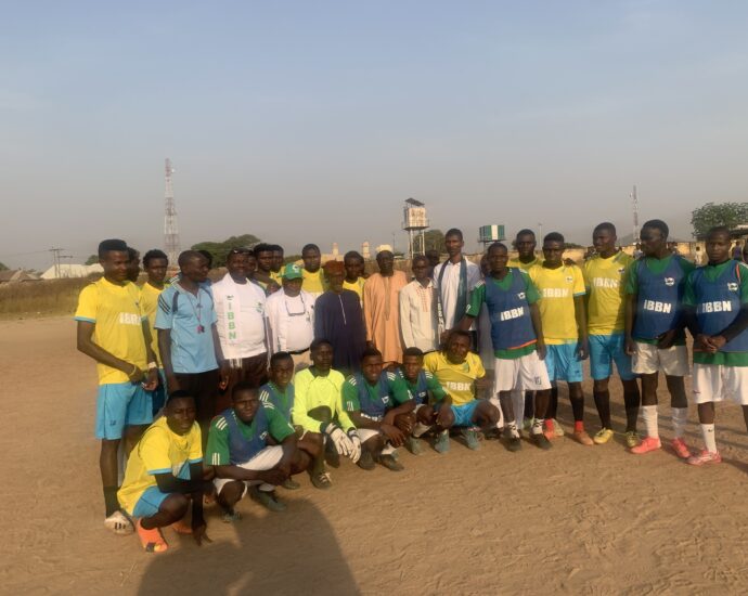 Dobi Community Leader Commends IBBN for Promoting Peace, Unity through Sports Outreach