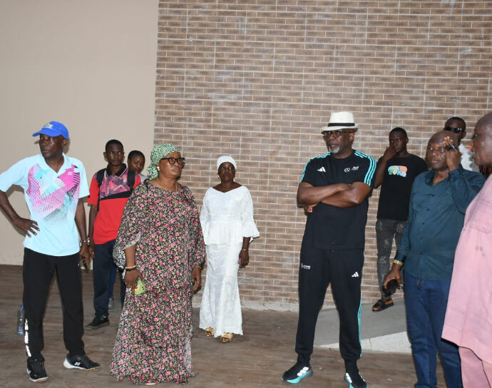 Kwara State is ready: BFN President Orbih after inspecting renovated Indoor Sports Hall