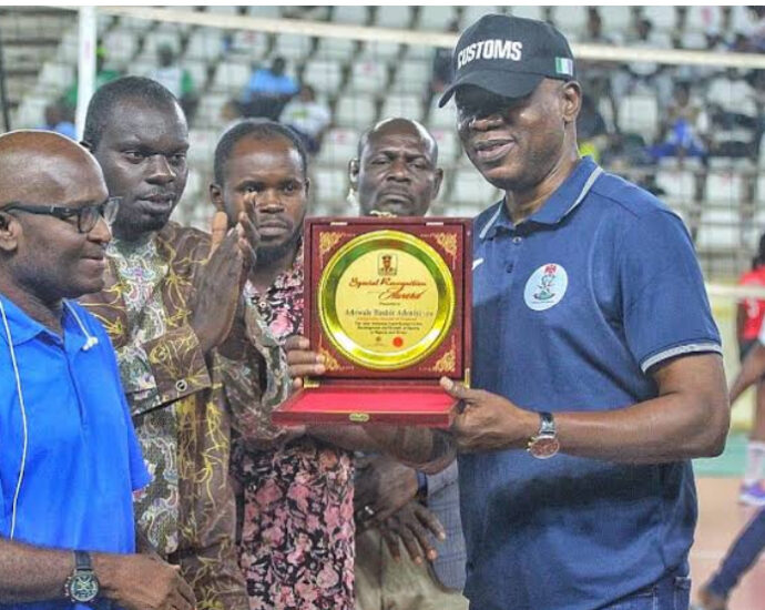 Nigeria Volleyball Reporters celebrate CGC Adewale on birthday