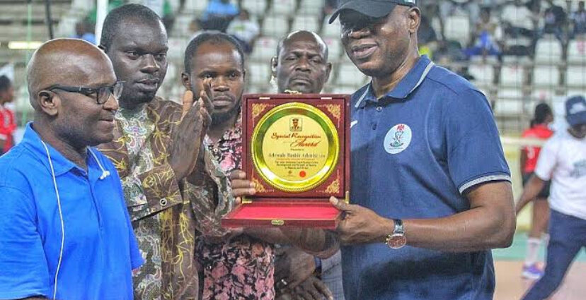 Nigeria Volleyball Reporters celebrate CGC Adewale on birthday