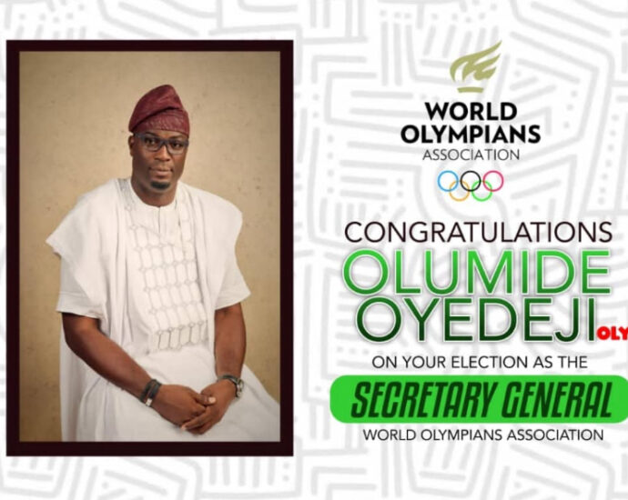 NSC Congratulates Olumide Oyedeji on Election as World Olympians Association Secretary General