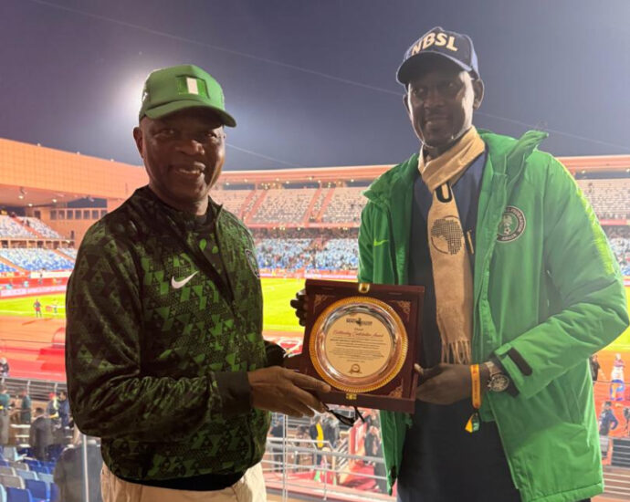 NBSL: Honours Customs Boss Adeniyi with Outstanding Sports Contribution Award