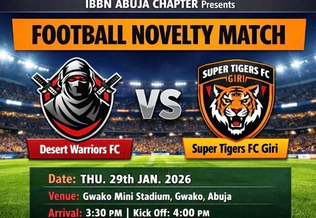 Initiative for Better and Brighter Nigeria ,Abuja Chapter Hosts Football Noveltis Match