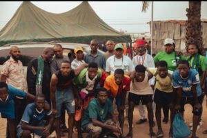 Photo Description: IBBN Novelty Football Match in Gwako