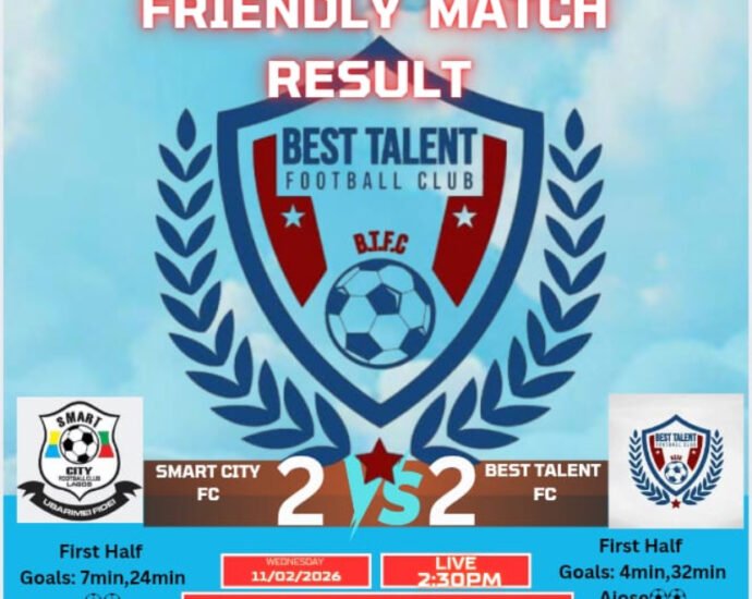 Pre- Season Friendly: Ajose Shines as Best Talent, Smart City Stalemated in Lagos